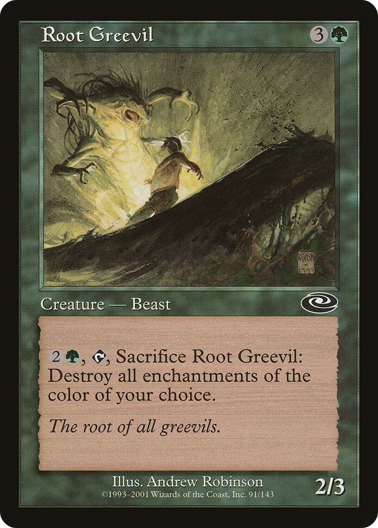 Racine Greevil (PLS-091) - Changement de plan 