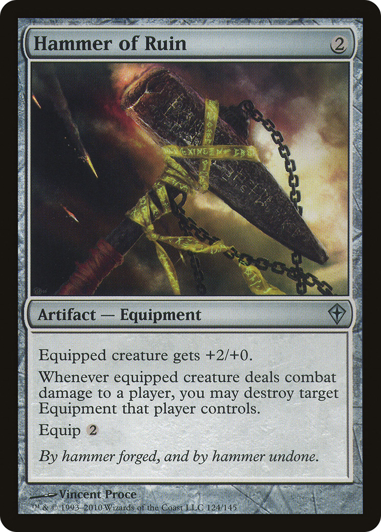 Marteau de la ruine (WWK-124) - Worldwake Foil 