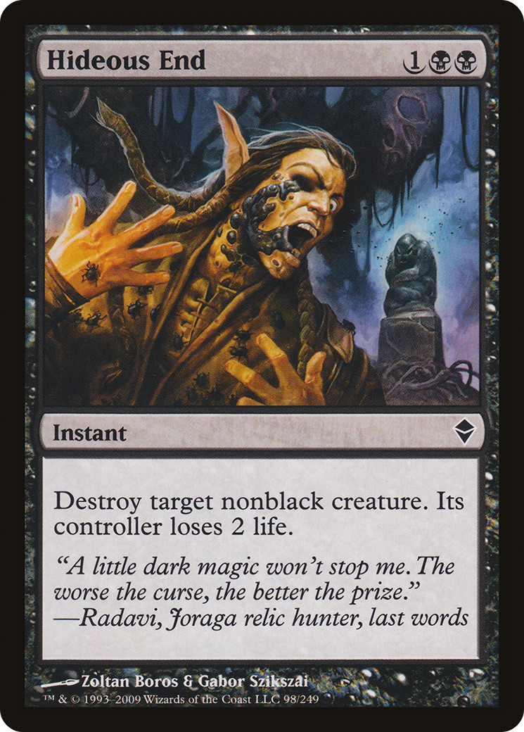 Hideous End (ZEN-098) - Zendikar Foil