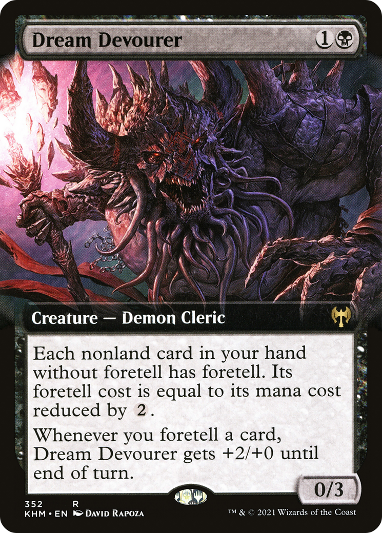Dévoreur de rêves (KHM-352) - Kaldheim : (Extended Art) Foil 