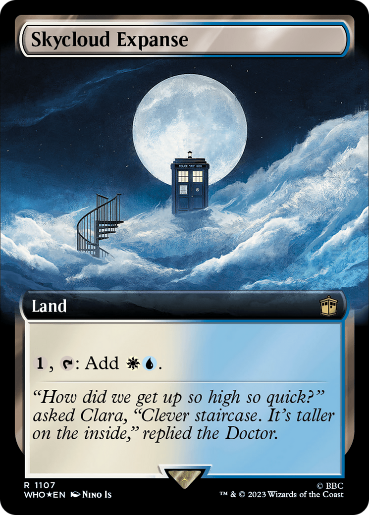 Skycloud Expanse (WHO-1107) - Doctor Who : (Extended Art) Foil