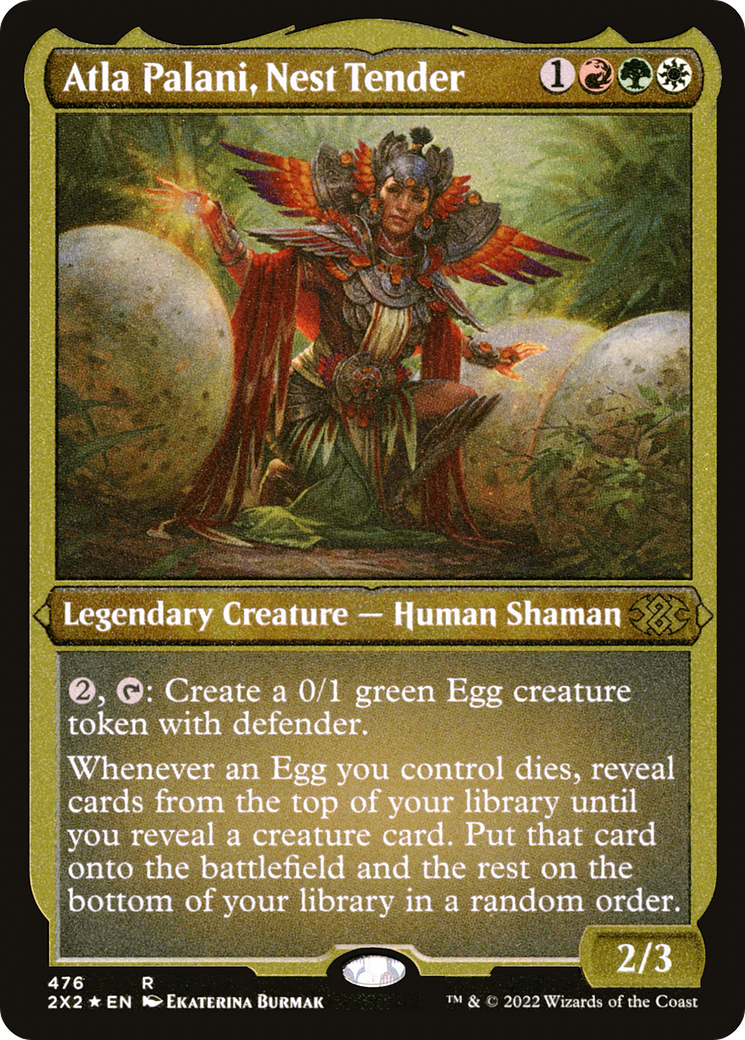 Atla Palani, Nest Tender (2X2-476) - Double Masters 2022, feuille gravée 