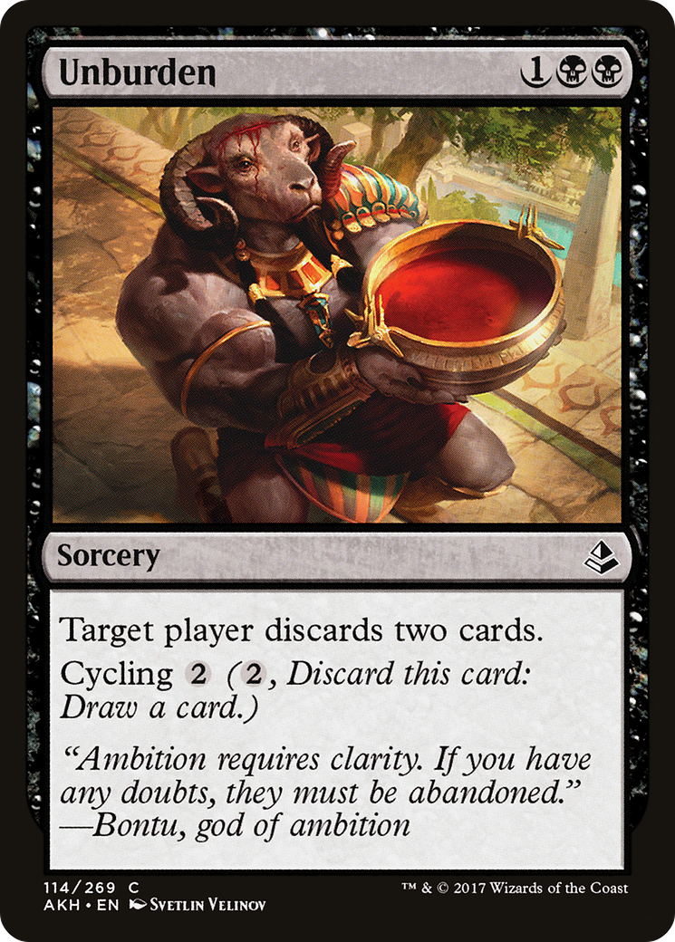 Décharge (AKH-114) - Feuille d'Amonkhet 