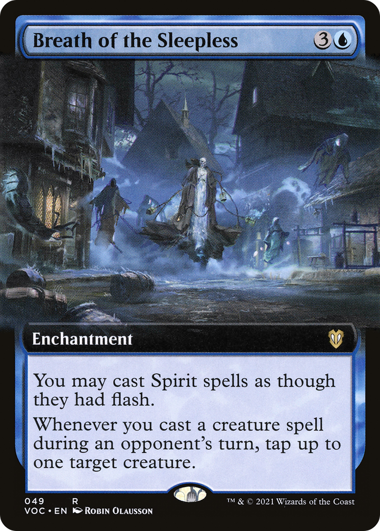 Breath of the Sleepless (Extended Art) (VOC-049) - Crimson Vow Commander: (Extended Art)