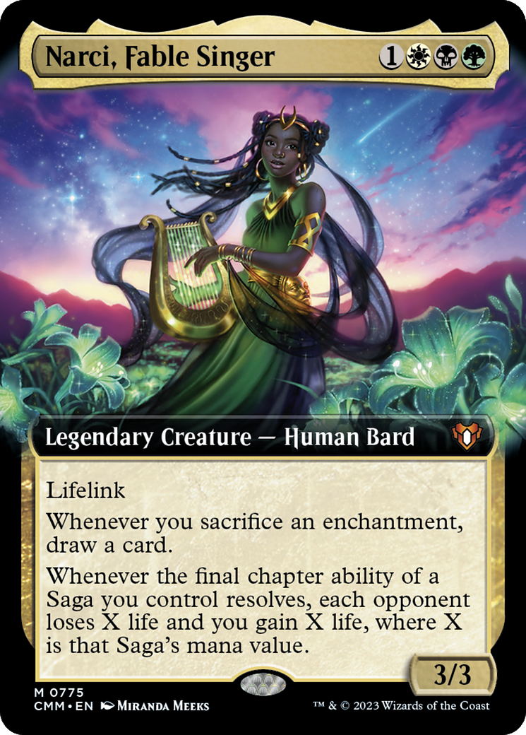Narci, Chanteuse de Fables (CMM-775) - Commander Masters : (Extended Art) 