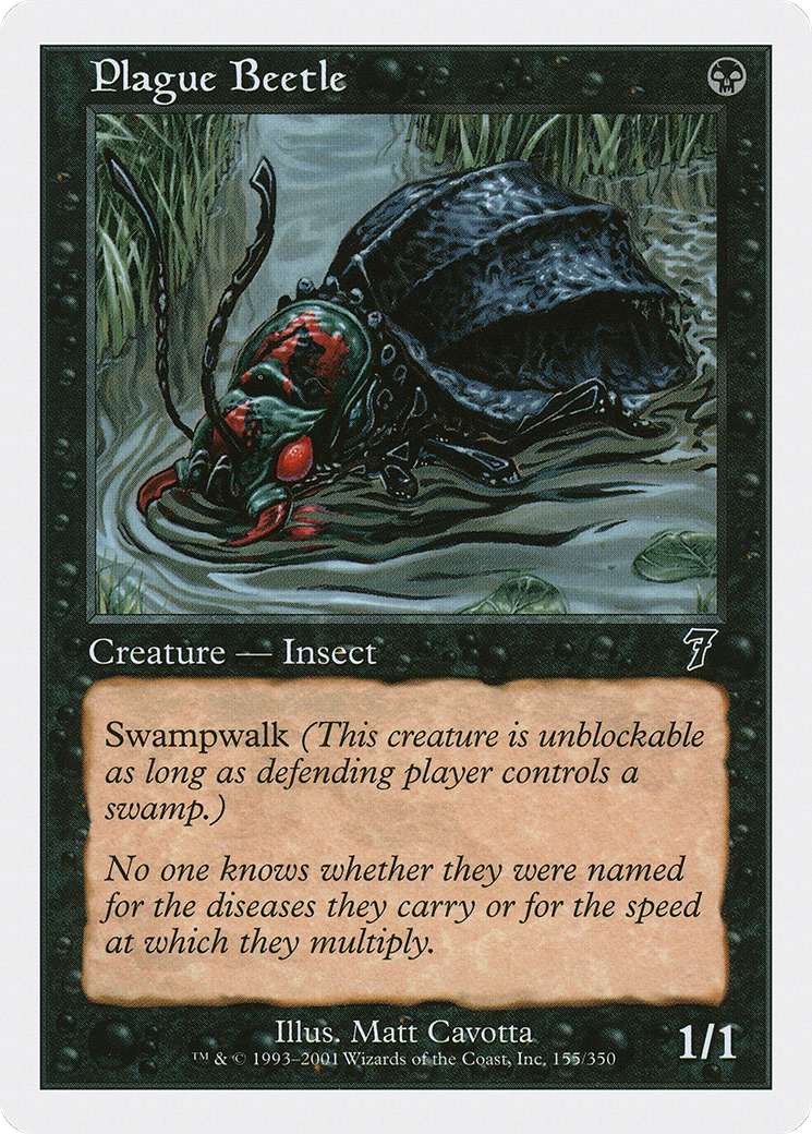 Plague Beetle (7ED-155) - Septième édition 