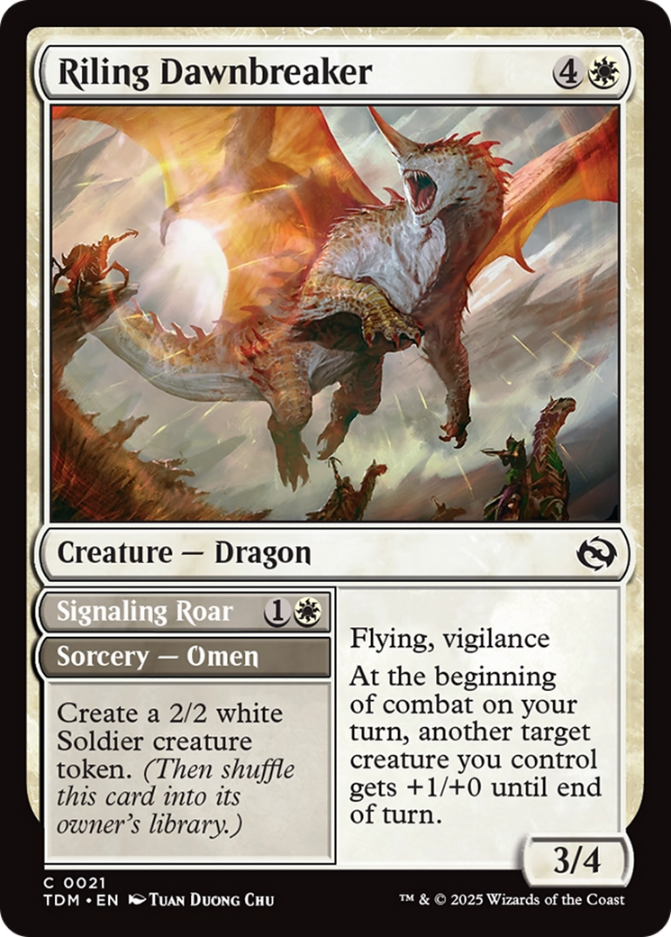 Riling Dawnbreaker (TDM-021) - Tarkir : Tempête de dragons 
