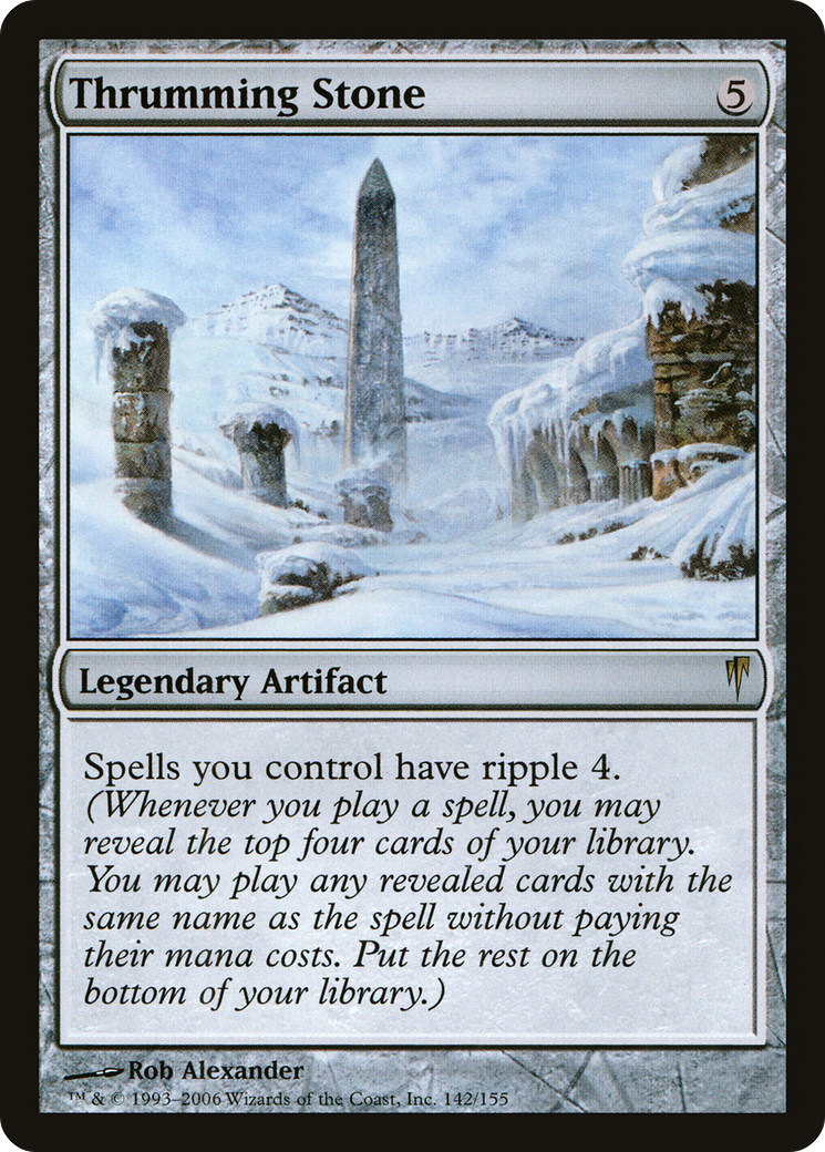 Thrumming Stone (CSP-142) - Feuille Coldsnap 