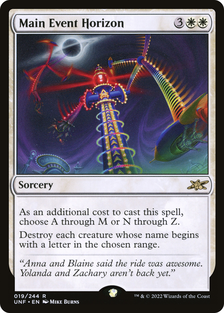 Main Event Horizon (UNF-019) - Unfinity Foil