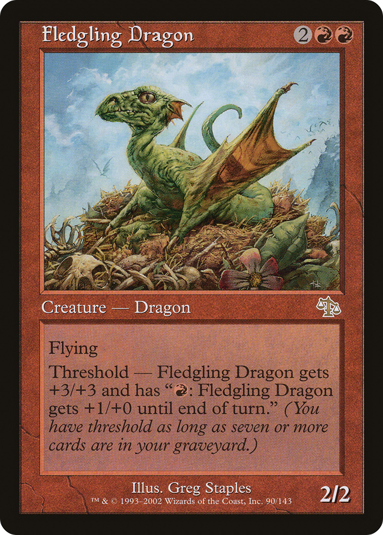 Dragon naissant (JUD-090) - Jugement Foil 