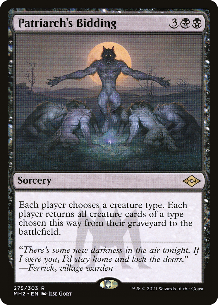 Les ordres du patriarche (MH2-275) - Horizons Modernes 2 (version Foil) 