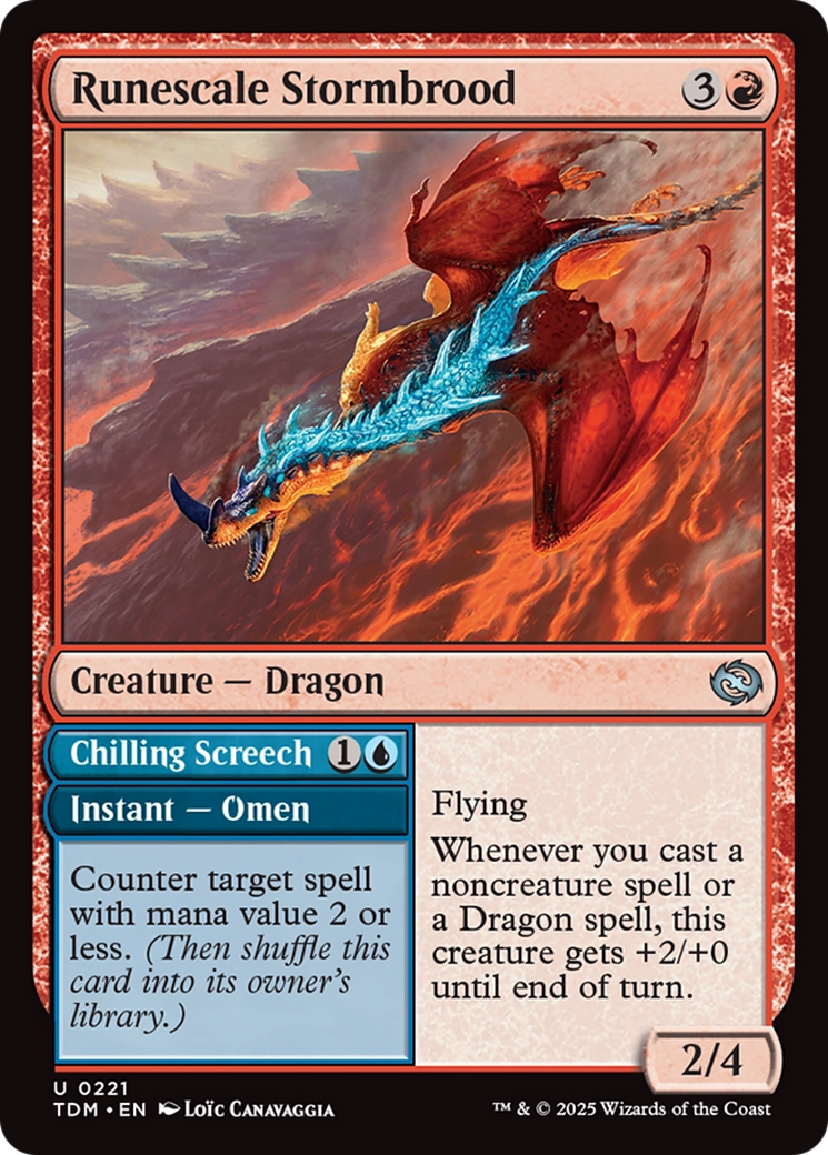 Couvée de la Tempête en Écaille Runique (TDM-221) - Tarkir : Tempête de Dragons 