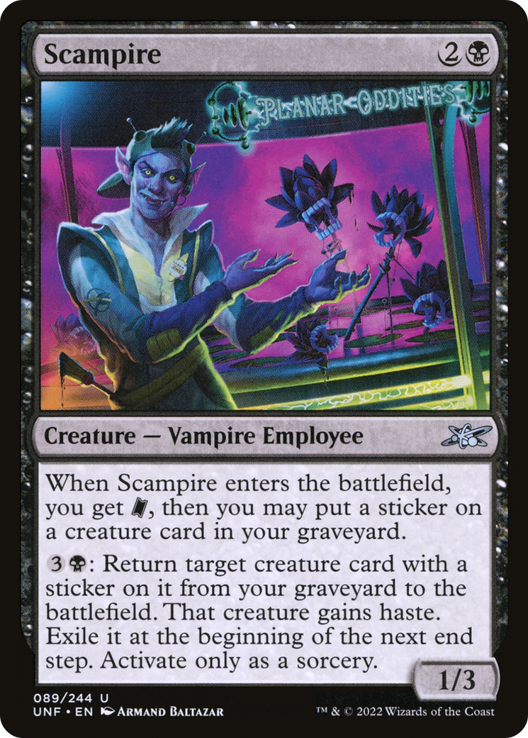 Scampire (UNF-089) - Unfinity Foil 