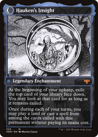 Jacob Hauken, Inspector (Showcase) (VOW-320) - Innistrad: Crimson Vow: (Showcase, Double Faced Transform)