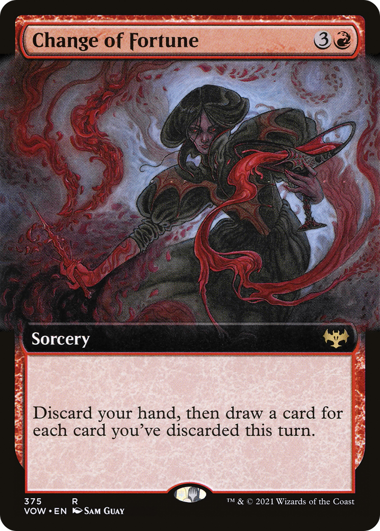 Changement de fortune (VOW-375) - Innistrad : Vœu écarlate (Extended Art)