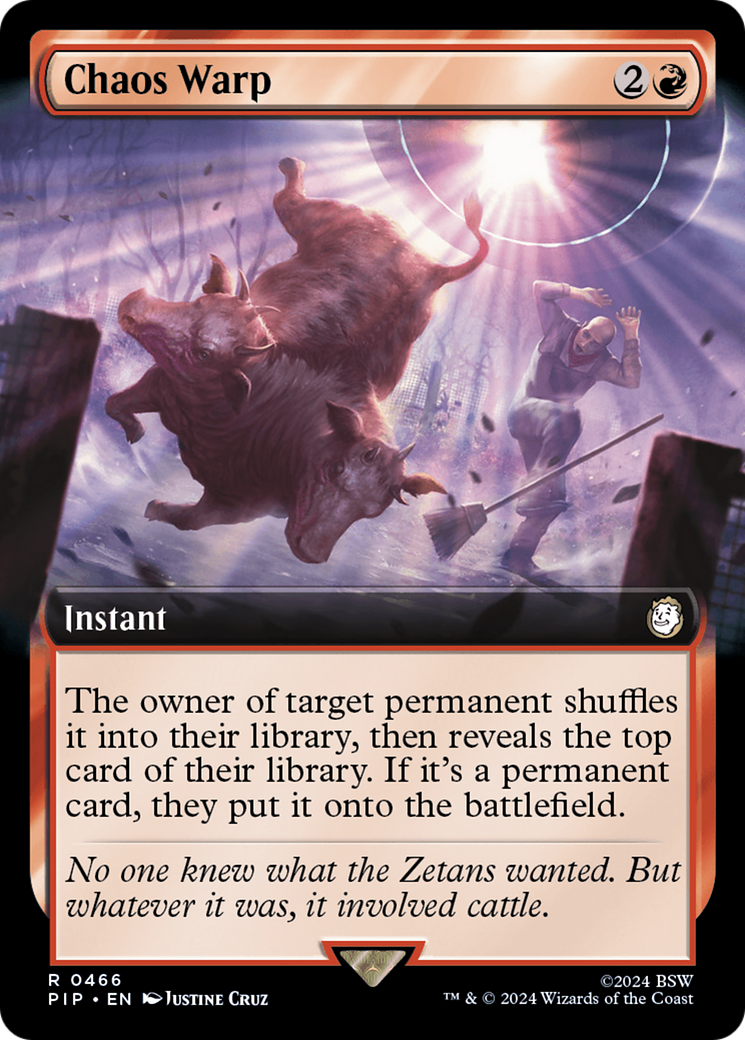 Chaos Warp (PIP-466) - Fallout : (Extended Art) Foil
