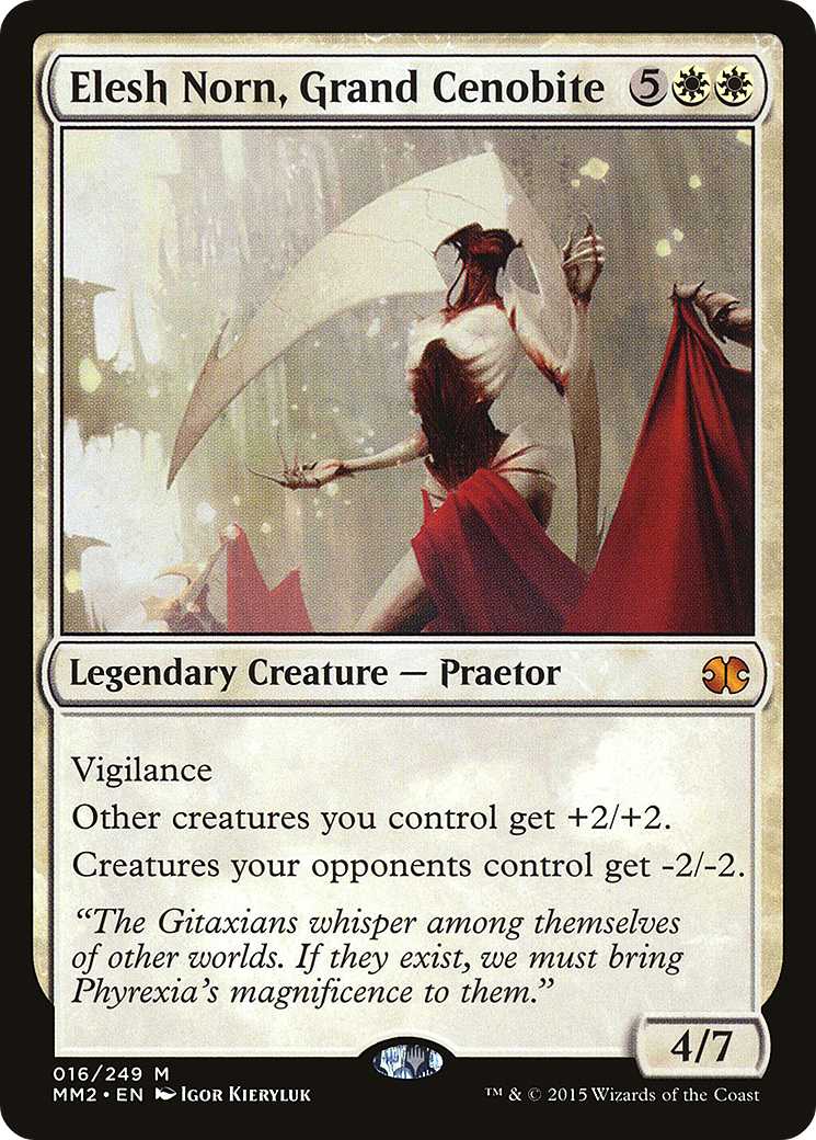Elesh Norn, Grand Cenobite (MM2-016) - Modern Masters 2015 Foil