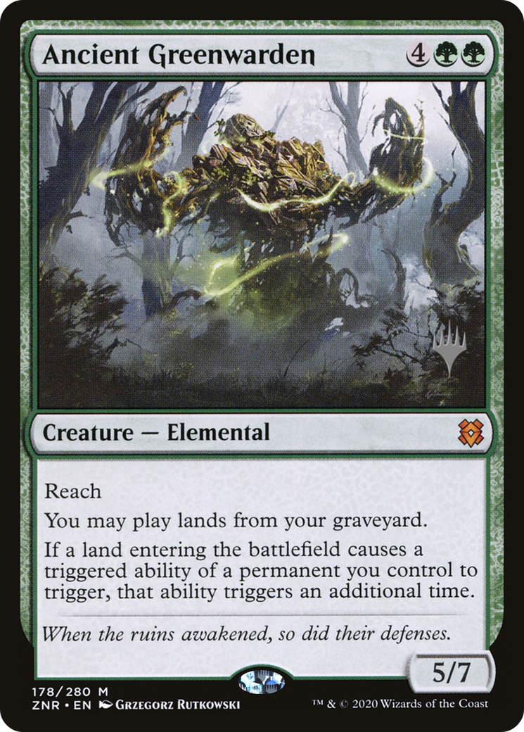 Ancient Greenwarden (PPZNR-178P) - Zendikar Rising Promos Foil
