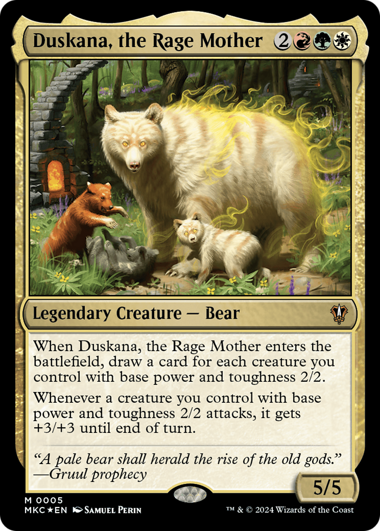 Duskana, la Mère de la Rage (MKC-005) - Meurtres au Manoir de Karlov Commandant Foil 