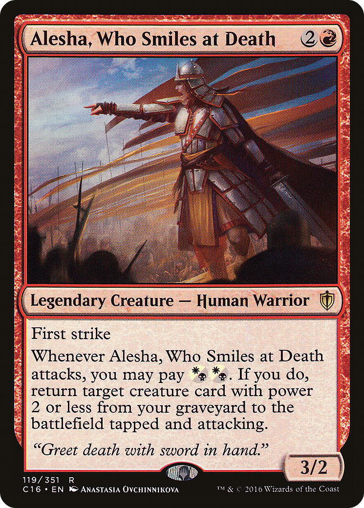 Alesha, qui sourit à la mort (C16-119) - Commander 2016 