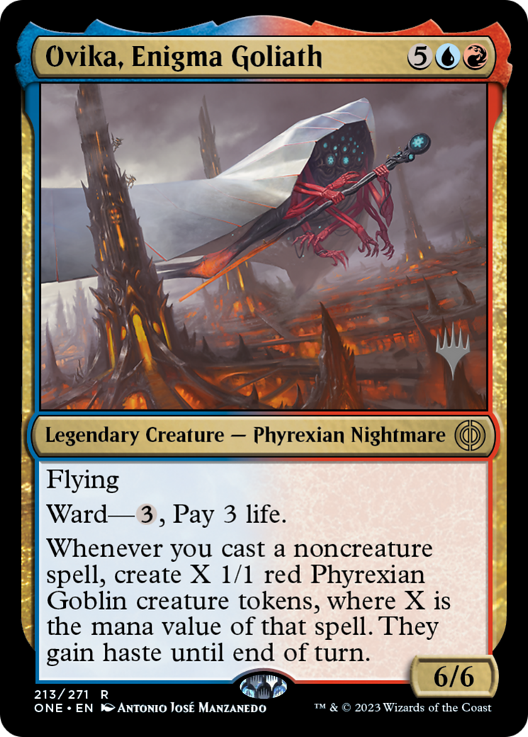 Ovika, Enigma Goliath (PPONE-213) - Phyrexia: All Will Be One Promos