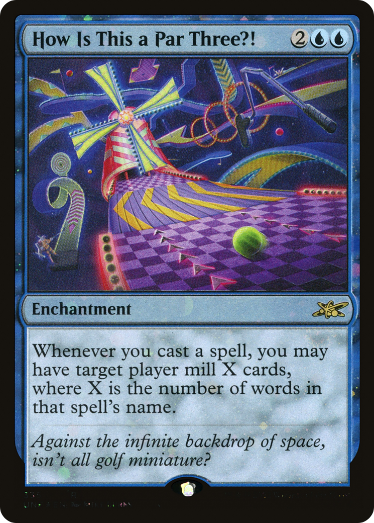 How Is This a Par Three?! (Galaxy Foil) (UNF-335) - Unfinity Foil