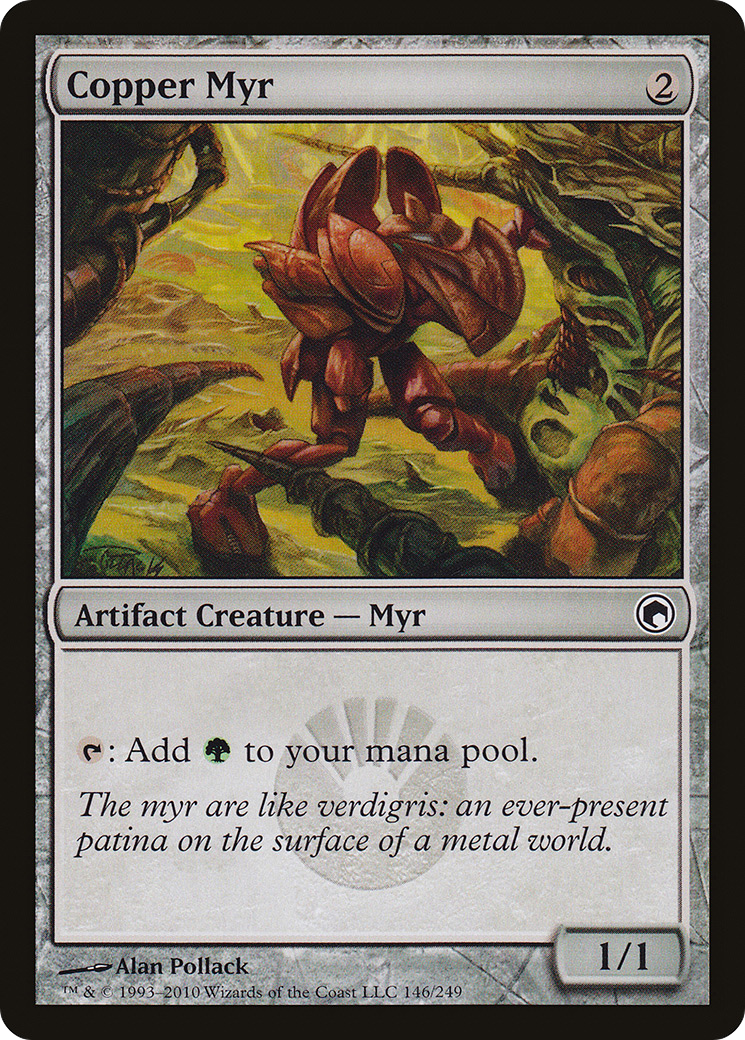 Copper Myr (SOM-146) - Scars of Mirrodin Foil