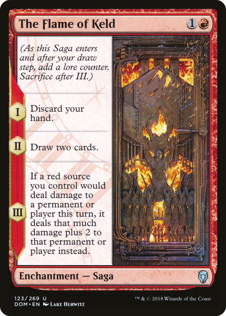 La Flamme de Keld (DOM-123) - Dominaria Foil 
