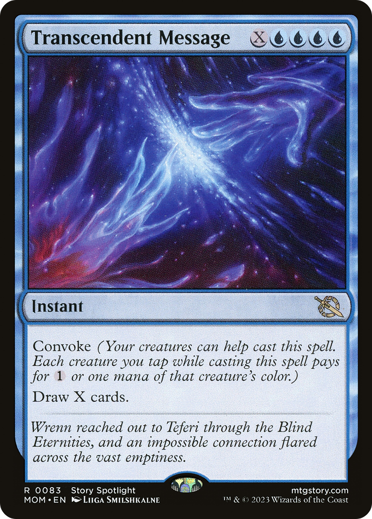 Transcendent Message (MOM-083) - March of the Machine Foil
