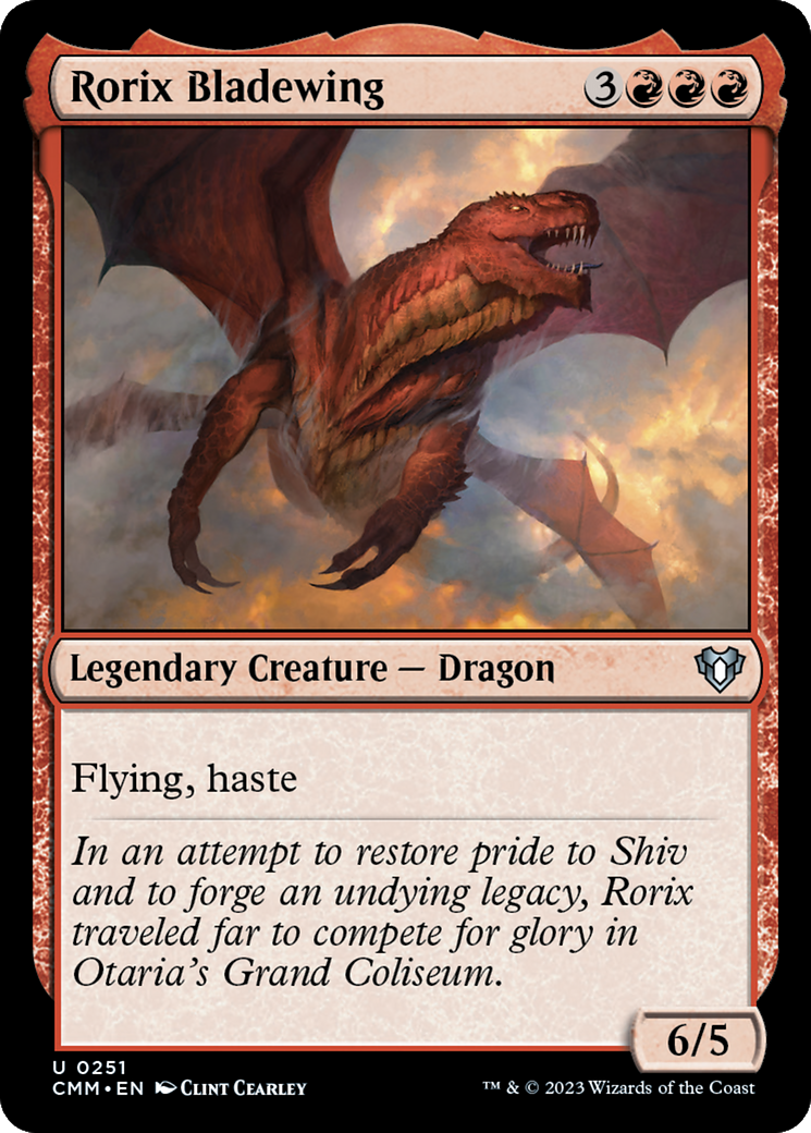 Rorix Bladewing (CMM-251) - Commander Masters Foil 