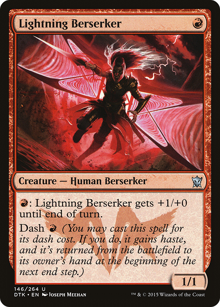Lightning Berserker (DTK-146) - Dragons of Tarkir