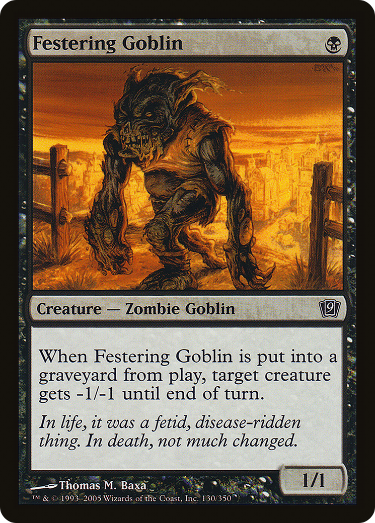 Festering Goblin (9ED-130★) - Ninth Edition Foil