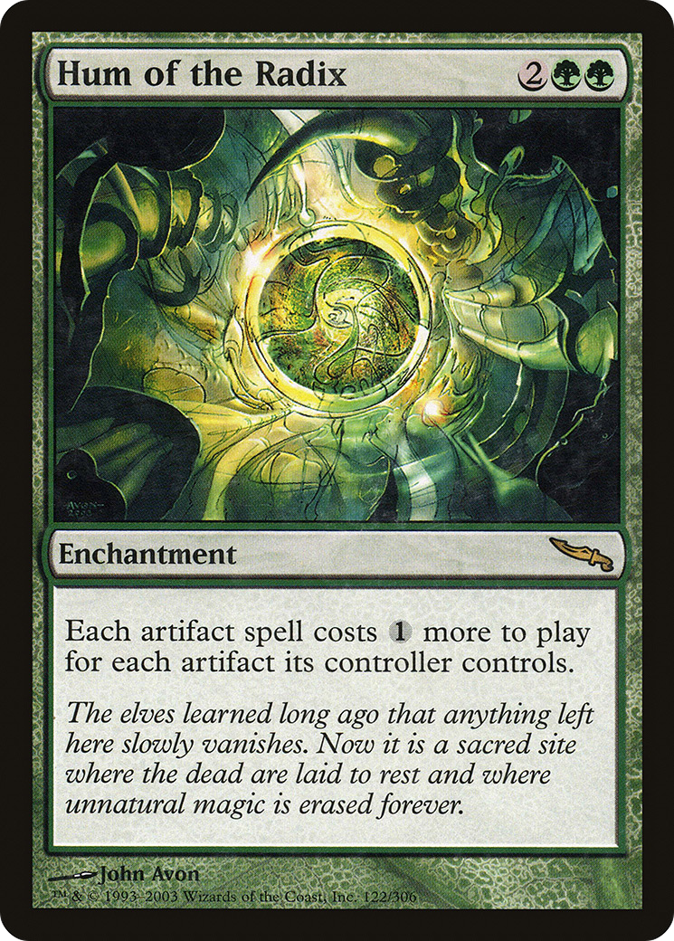 Hum of the Radix (MRD-122) - Mirrodin Foil 