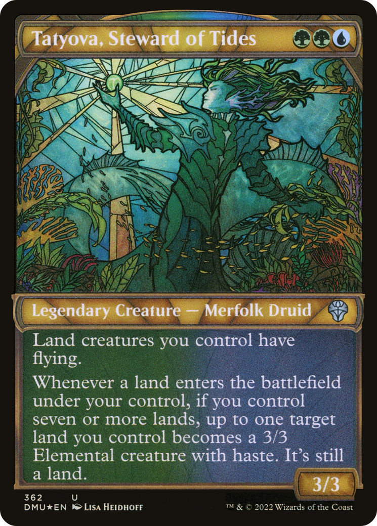 Tatyova, intendante des marées (DMU-362) - Dominaria United : (Vitrine) Feuille 