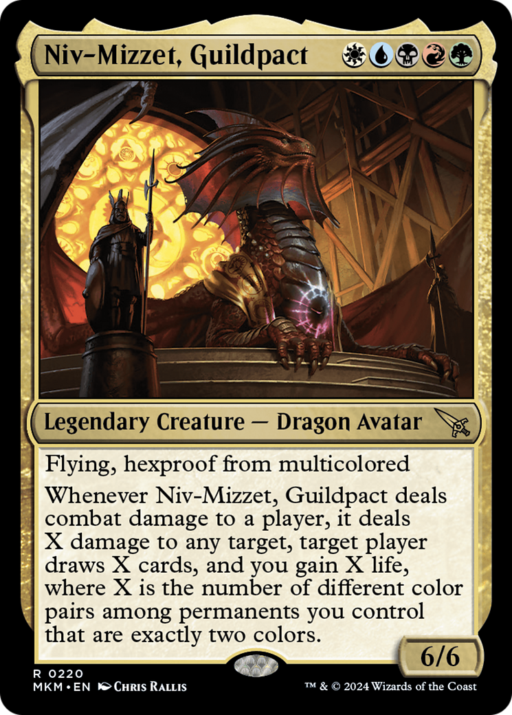 Niv-Mizzet, Pacte des Guildes (MKM-220) – Meurtres au Manoir Karlov 