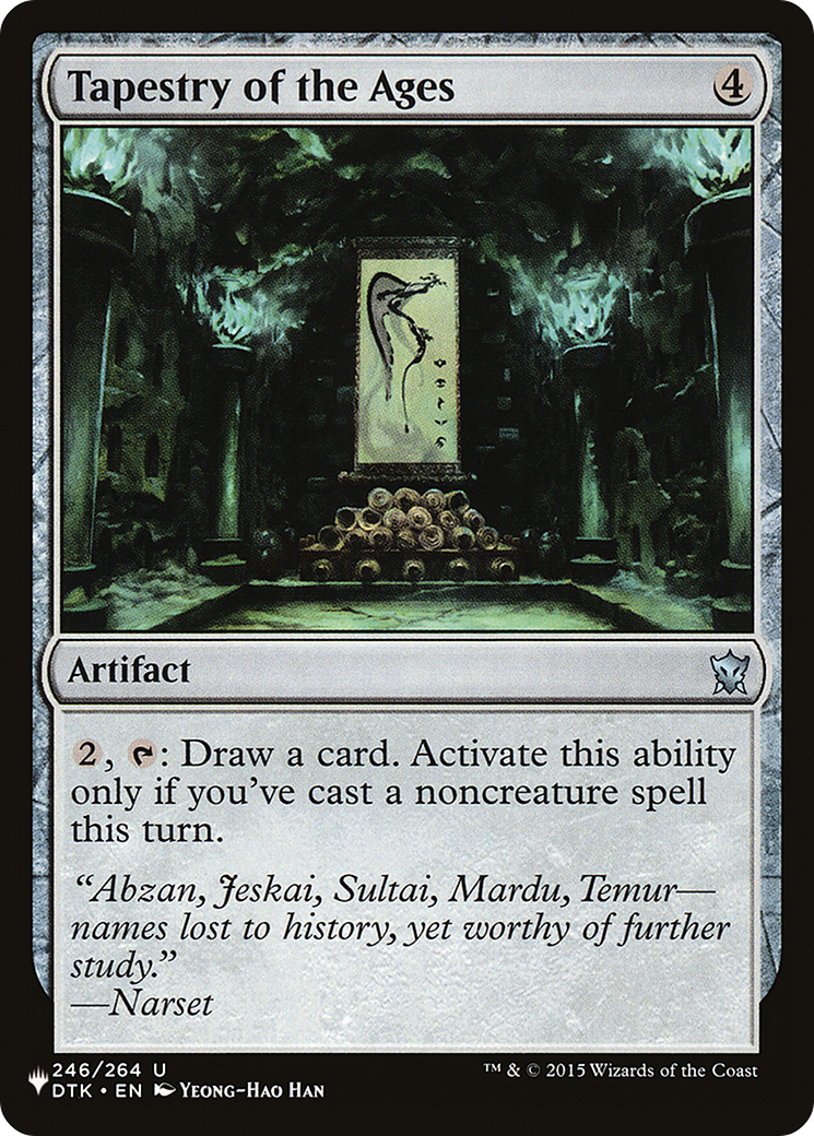 Tapestry of the Ages (LIST-DTK-246) - The List