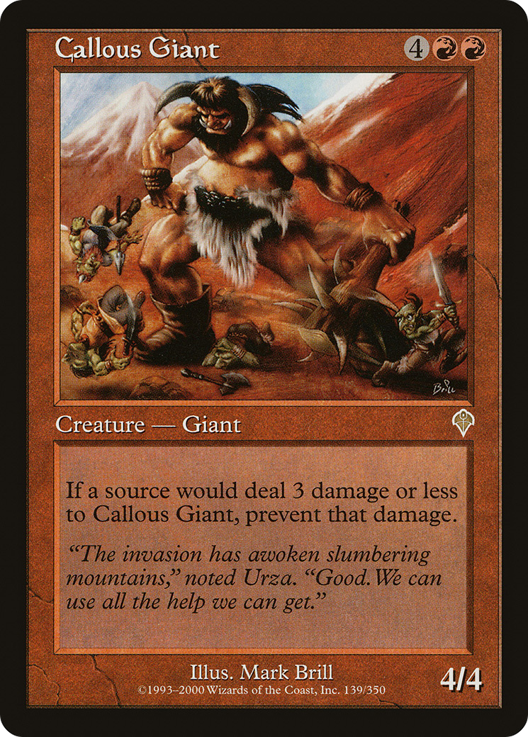 Géant Calleux (INV-139) - Invasion 
