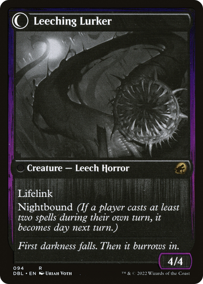 Curse of Leeches (DBL-094) - Innistrad: Double Feature: (Double Faced Transform)
