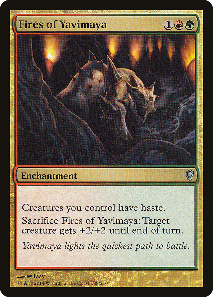 Les Feux de Yavimaya (CNS-188) - Conspiration Foil 