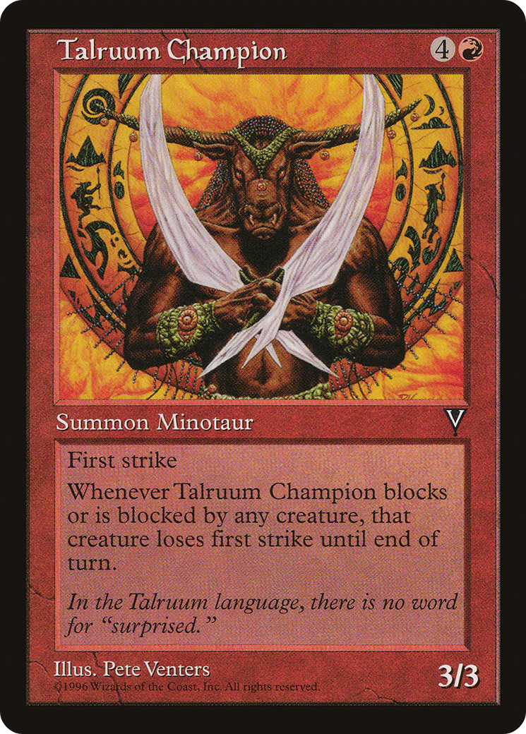 Champion de Talruum (VIS-097) - Visions