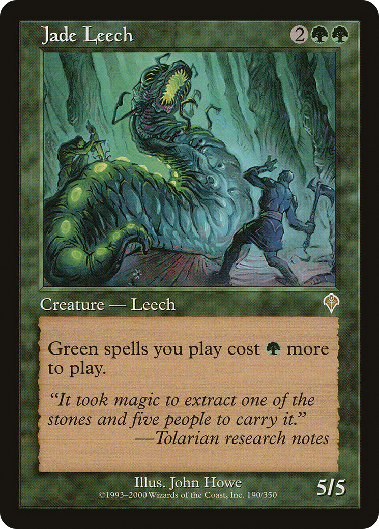 Jade Leech (INV-190) - Invasion Foil 