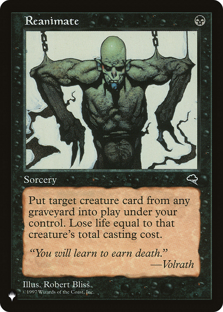 Reanimate (LIST-TMP-151) - The List