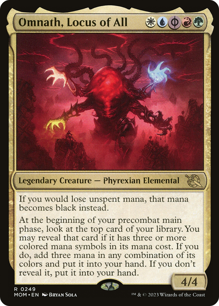 Omnath, Locus of All (MOM-249) - March of the Machine Foil