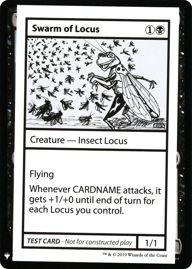 Swarm of Locus (CMB1-) - Mystery Booster Playtest Cards 2019