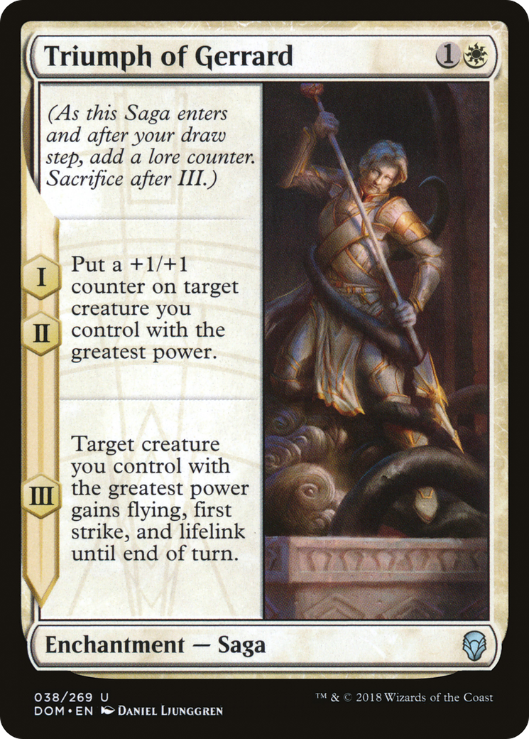 Le Triomphe de Gerrard (DOM-038) - Dominaria 