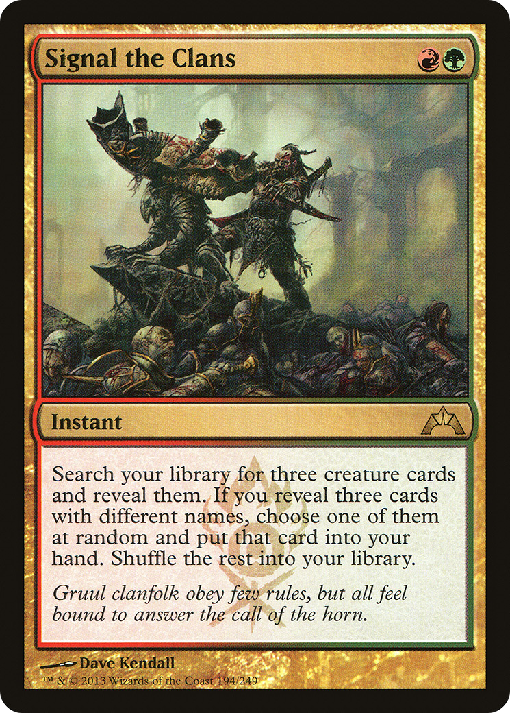 Signalez les clans (GTC-194) - Gatecrash Foil 
