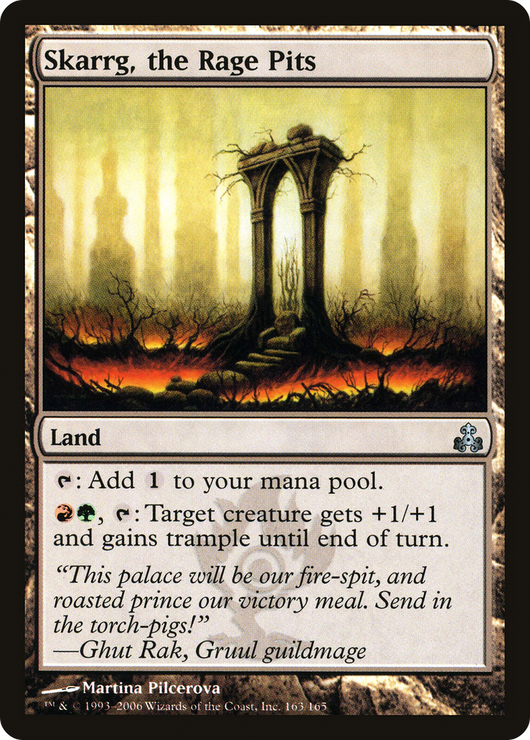 Skarrg, les Fosses de la Rage (GPT-163) - Feuille du Pacte des Guildes 