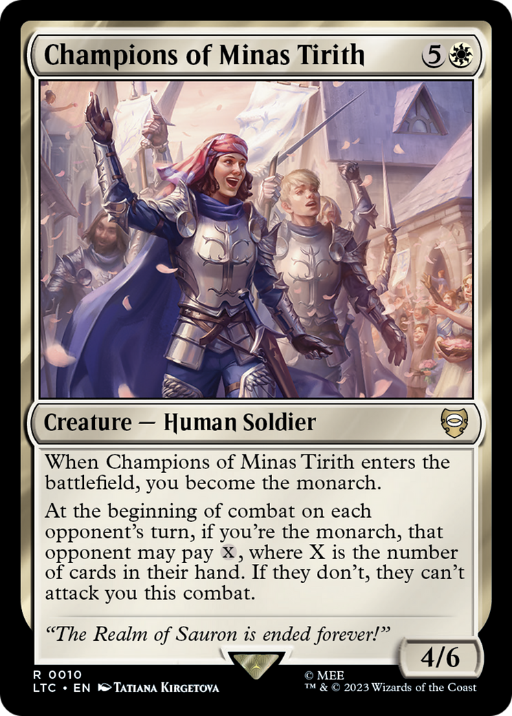 Champions of Minas Tirith (LTC-010) - Tales of Middle-earth Commander