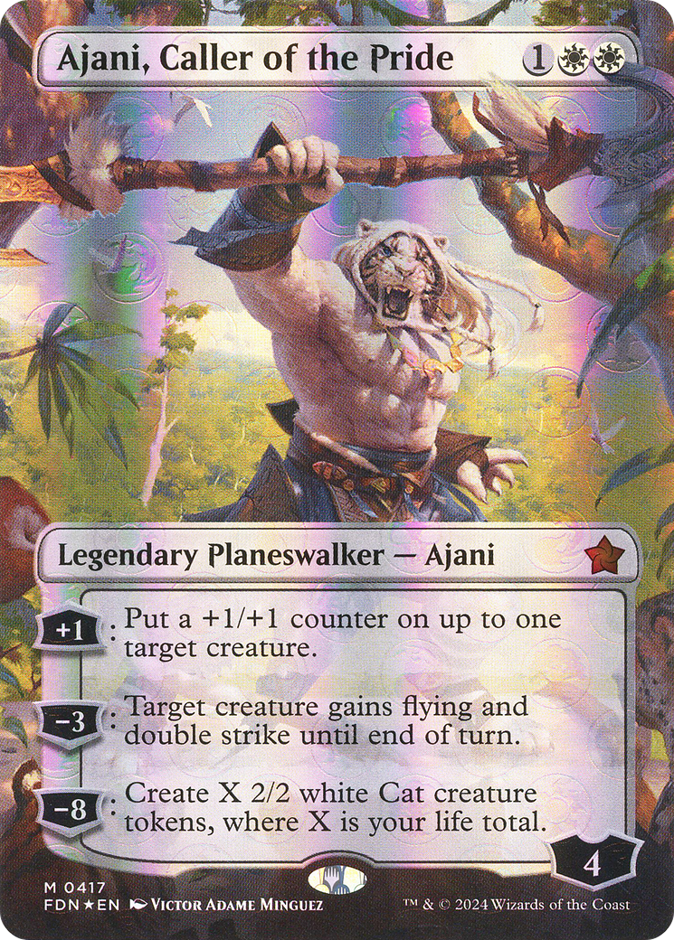 Ajani, l'appel de la fierté (FDN-417) - Fondations (sans bordure) 