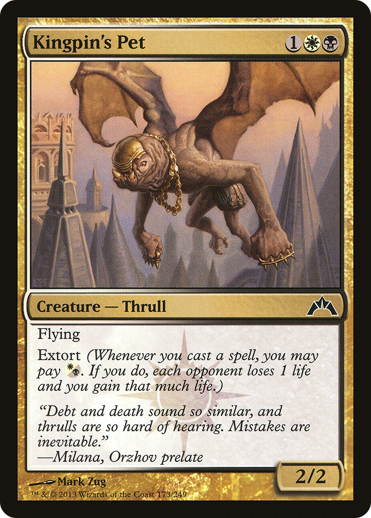 L'animal de compagnie du roi (GTC-173) - Gatecrash Foil 